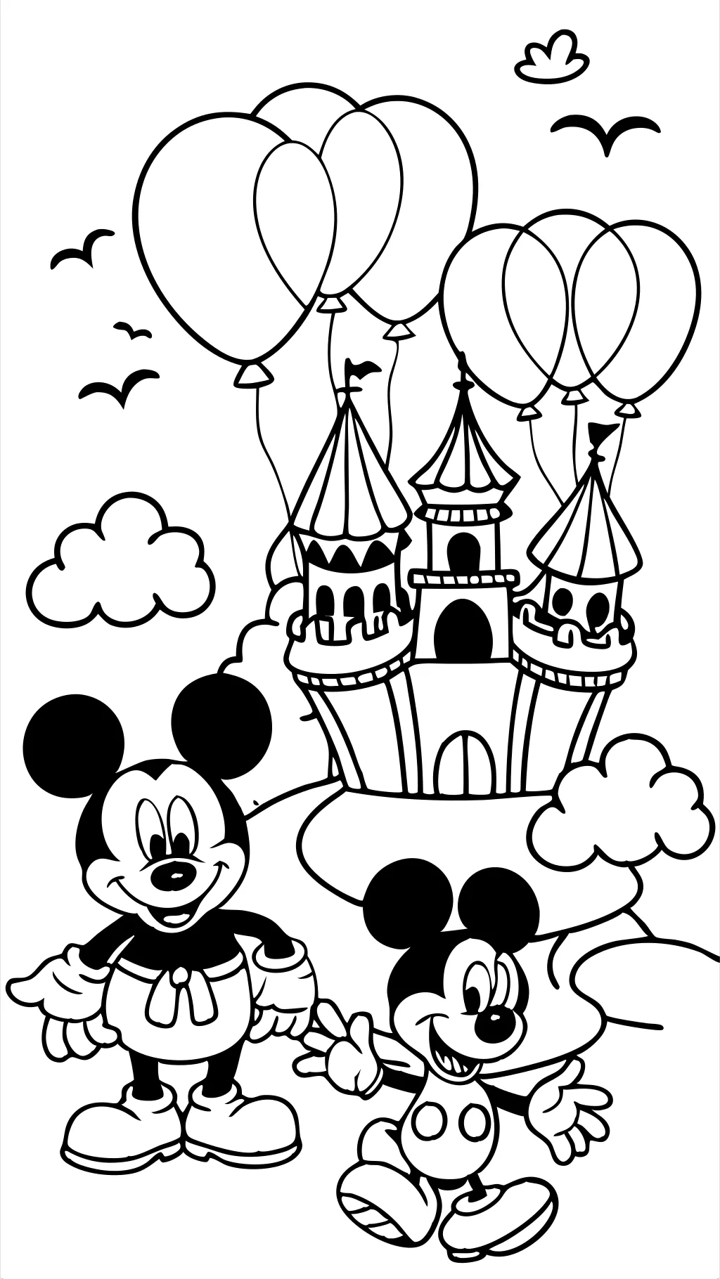 Páginas para colorear de Disney